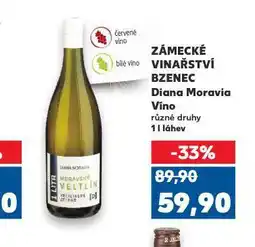 Kaufland Zámecké vinařství bzenec diana moravia nabídka