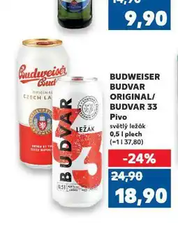 Kaufland Pivo budweiser budvar nabídka