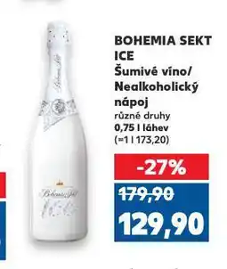 Kaufland Bohemia sekt ice šumivé víno nabídka