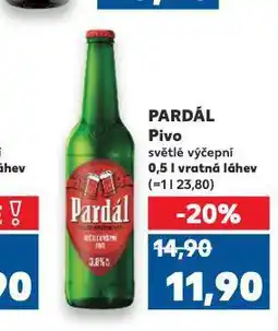 Kaufland Pivo pardál nabídka