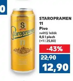Kaufland Pivo staropramen nabídka