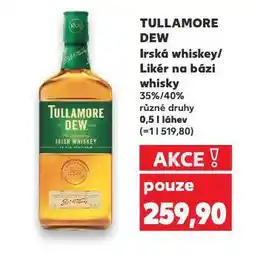 Kaufland Tullamore dew likér na bázi whisky nabídka