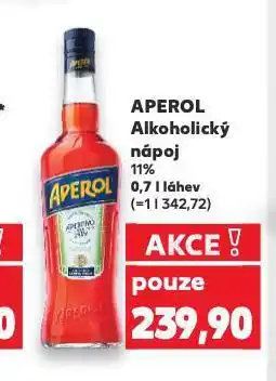 Kaufland Aperol alkoholický nápoj nabídka