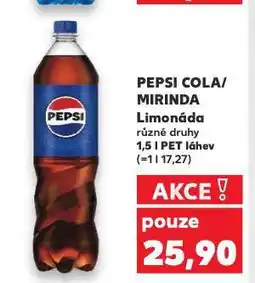 Kaufland Pepsi cola nabídka