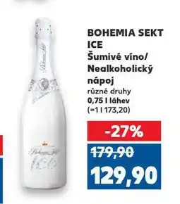 Kaufland Bohemia sekt ice nealkoholický nápoj nabídka
