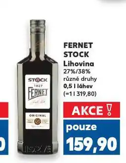 Kaufland Fernet stock nabídka