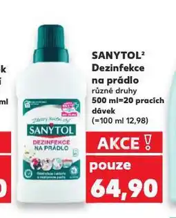 Kaufland Sanytol dezinfekce na prádlo nabídka
