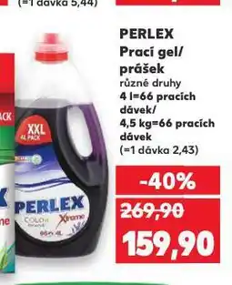 Kaufland Perlex prací gel nabídka