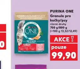 Kaufland Purina one granule pro kočky nabídka