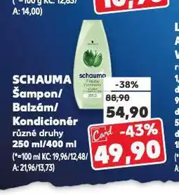 Kaufland Schauma balzám nabídka