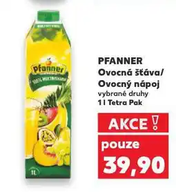 Kaufland Pfanner ovocný nápoj nabídka