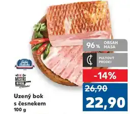 Kaufland Uzený bok s česnekem nabídka