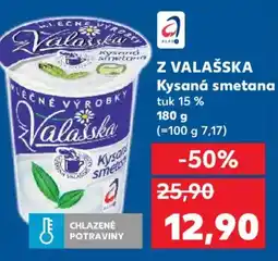 Kaufland Z VALAŠSKA Kysaná smetana nabídka