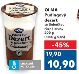 Kaufland OLMA Pudingový dezert nabídka