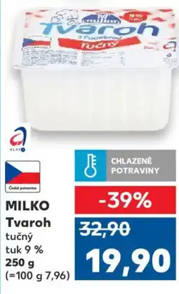 Kaufland MILKO Tvaroh nabídka