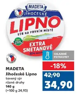 Kaufland MADETA Jihočeské Lipno nabídka