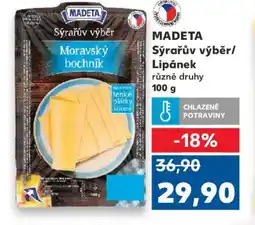 Kaufland MADETA Sýrařův výběr/ Lipánek nabídka