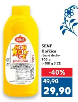 Kaufland SENF Hořčice nabídka