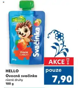 Kaufland HELLO Ovocná svačinka nabídka