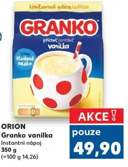 Kaufland ORION Granko vanilka nabídka