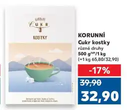 Kaufland KORUNNÍ Cukr kostky nabídka