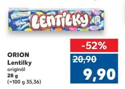Kaufland ORION Lentilky nabídka