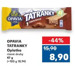 Kaufland OPAVIA Tatranky Oplatka nabídka
