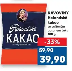 Kaufland KÁVOVINY Holandské kakao nabídka