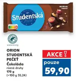 Kaufland ORION Studentská Pečeť Čokoláda nabídka