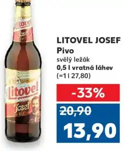 Kaufland LITOVEL Josef Pivo nabídka