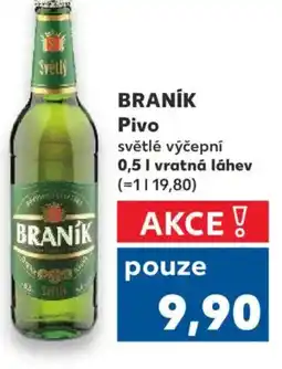 Kaufland BRANÍK Pivo nabídka