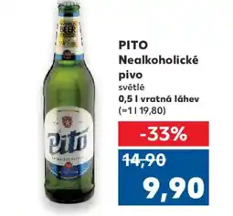 Kaufland PITO Nealkoholické pivo nabídka