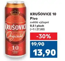 Kaufland KRUŠOVICE 10 Pivo nabídka