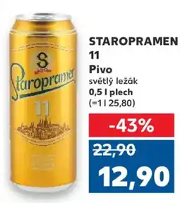 Kaufland STAROPRAMEN 11 Pivo nabídka