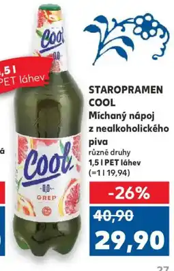 Kaufland STAROPRAMEN COOL Míchaný nápoj z nealkoholického piva nabídka