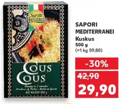 Kaufland SAPORI MEDITERRANEI Kuskus nabídka
