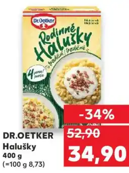 Kaufland DR.OETKER Halušky nabídka