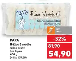 Kaufland PAPA Rýžové nudle nabídka
