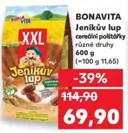 Kaufland BONAVITA Jeníkův lup cereální polštářky nabídka