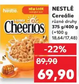 Kaufland NESTLÉ Cereálie nabídka