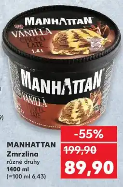 Kaufland MANHATTAN Zmrzlina nabídka