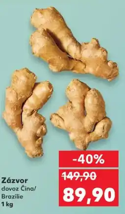 Kaufland Zázvor nabídka