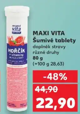Kaufland MAXI VITA Šumivé tablety nabídka