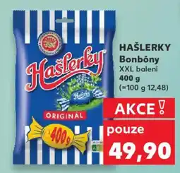Kaufland HAŠLERKY Bonbóny XXL balení nabídka