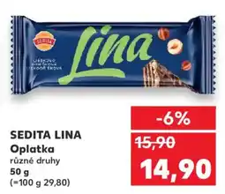 Kaufland SEDITA LINA Oplatka nabídka
