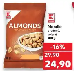 Kaufland Mandle pražené, solené nabídka