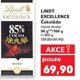 Kaufland LINDT EXCELLENCE Čokoláda nabídka