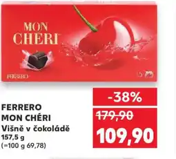 Kaufland FERRERO MON CHÉRI Višně v čokoládě nabídka