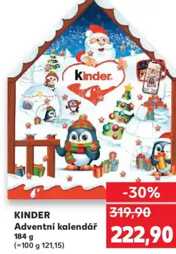 Kaufland KINDER Adventní kalendář nabídka