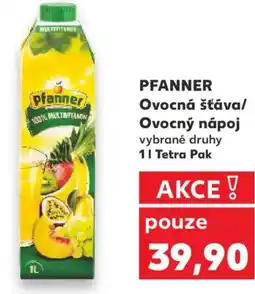 Kaufland PFANNER Ovocná šťáva/ Ovocný nápoj nabídka